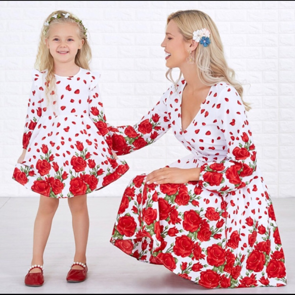 Mommy and Me matching dresses